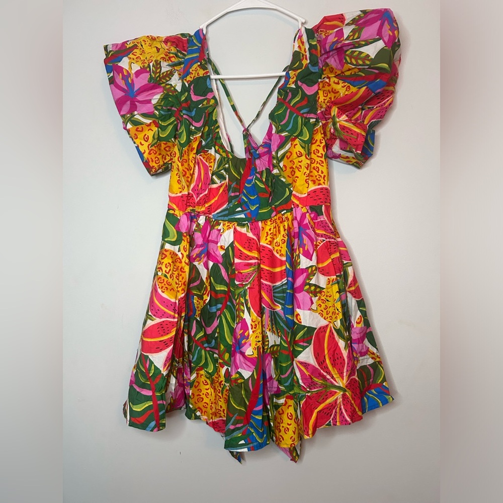 Women’s floral colorful baby doll dress